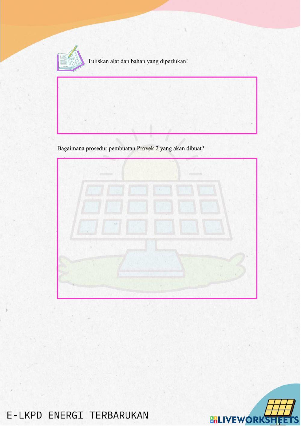 Kegiatan 2 e-LKPD Energi Terbarukan (X)