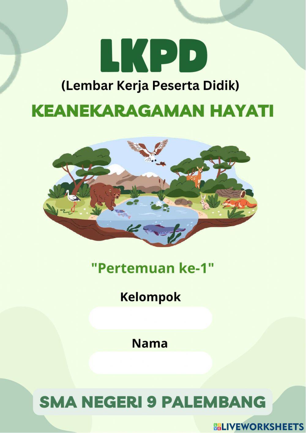 Lkpd keanekaragaman hayati