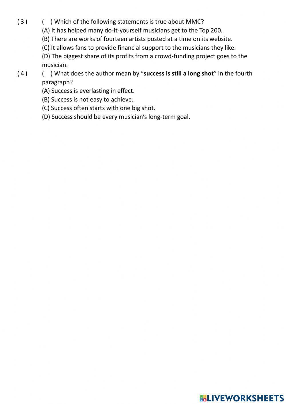 高中綜合練習Unit 9