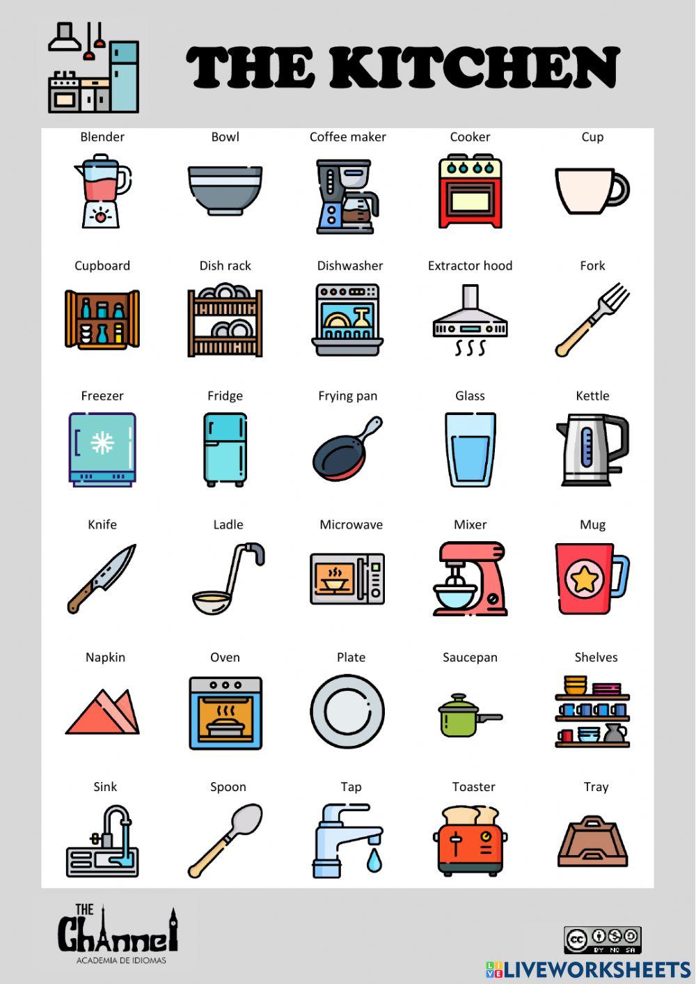 THE KITCHEN (30 words)