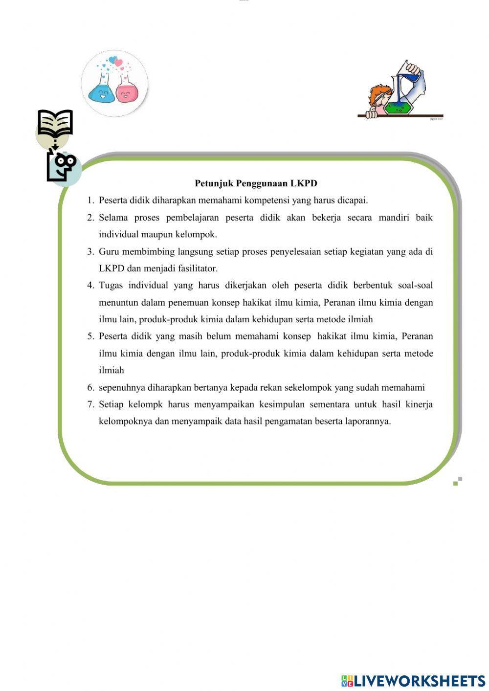 Lkpd unsur senyawa, campuran