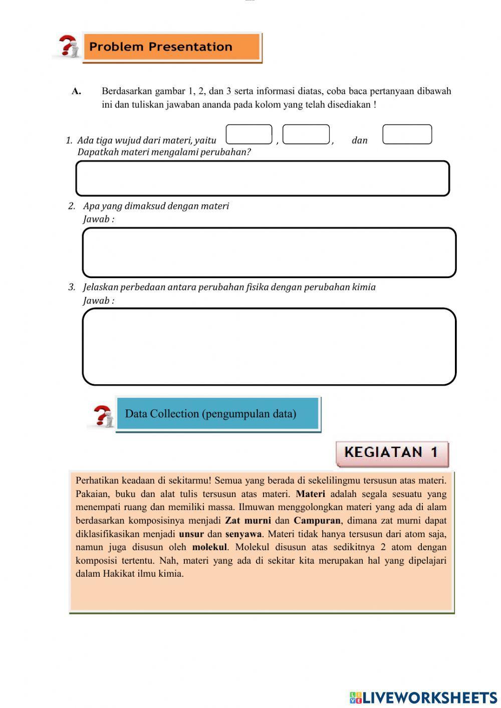 Lkpd unsur senyawa, campuran