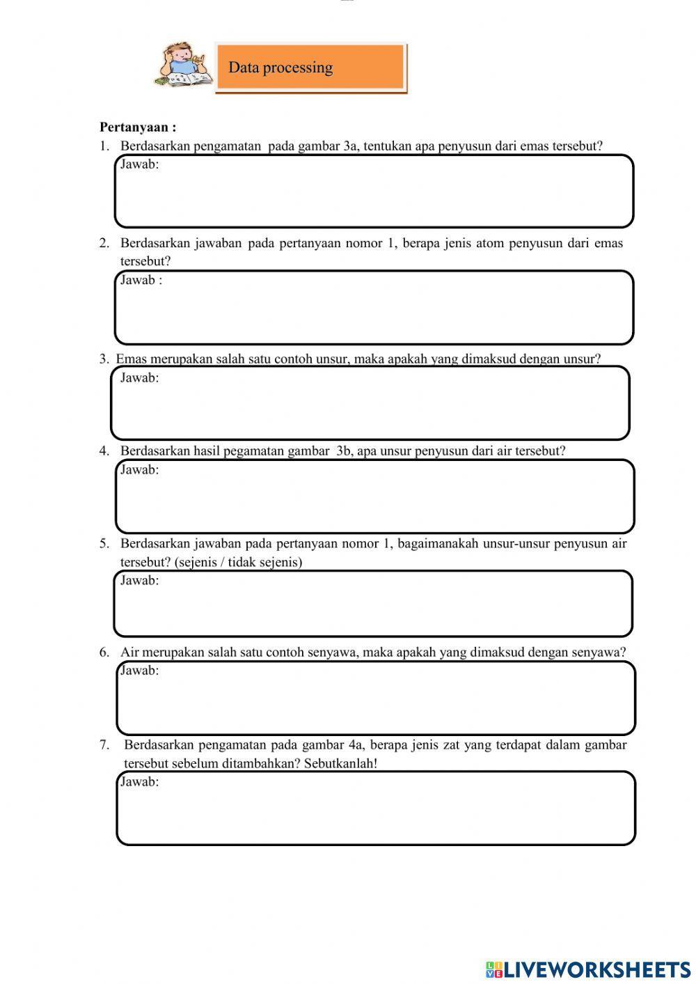 Lkpd unsur senyawa, campuran