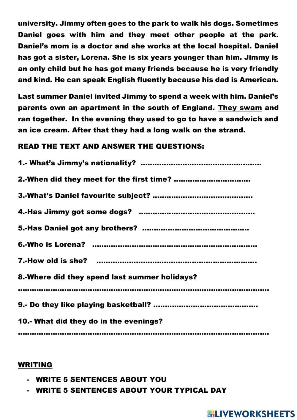 Optimise A2 Test all the grammar