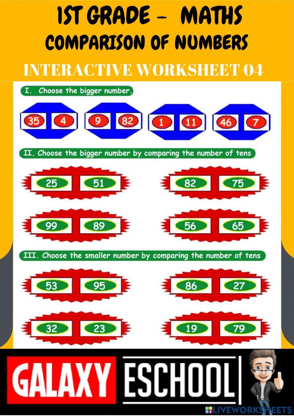 1st-maths-ps04-comparison of numbers- ch 03-Galaxy