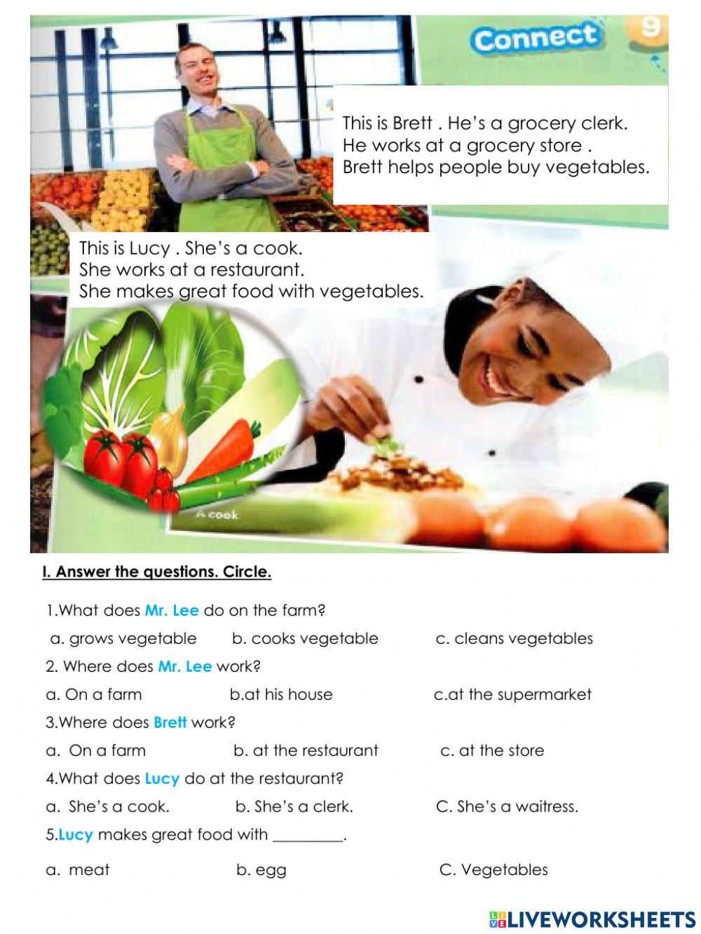 Where do the vegetable come from