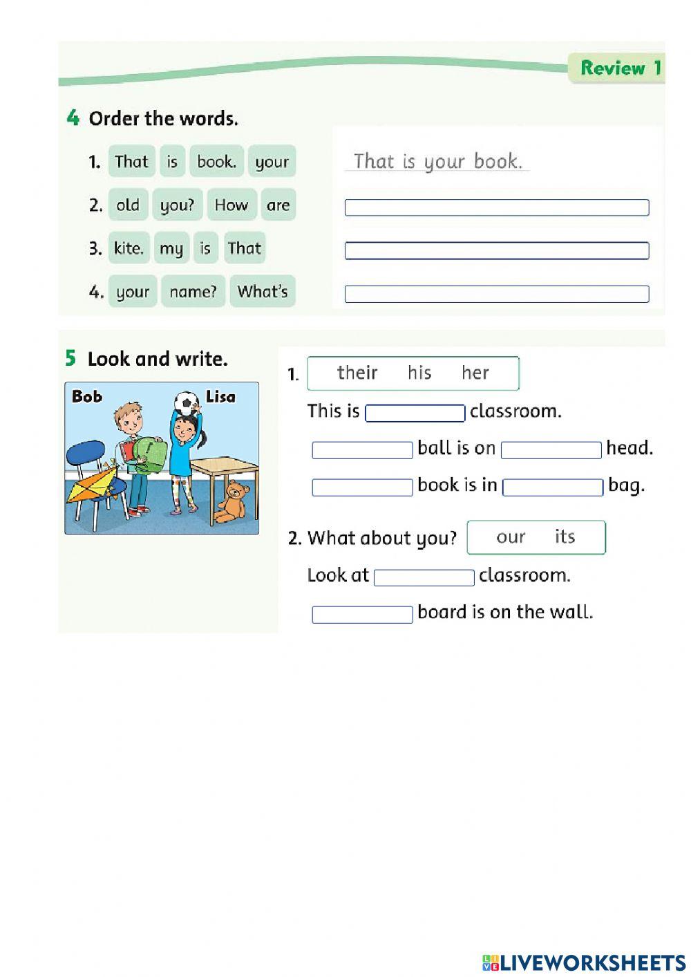 Review 1 Family and Friends 3