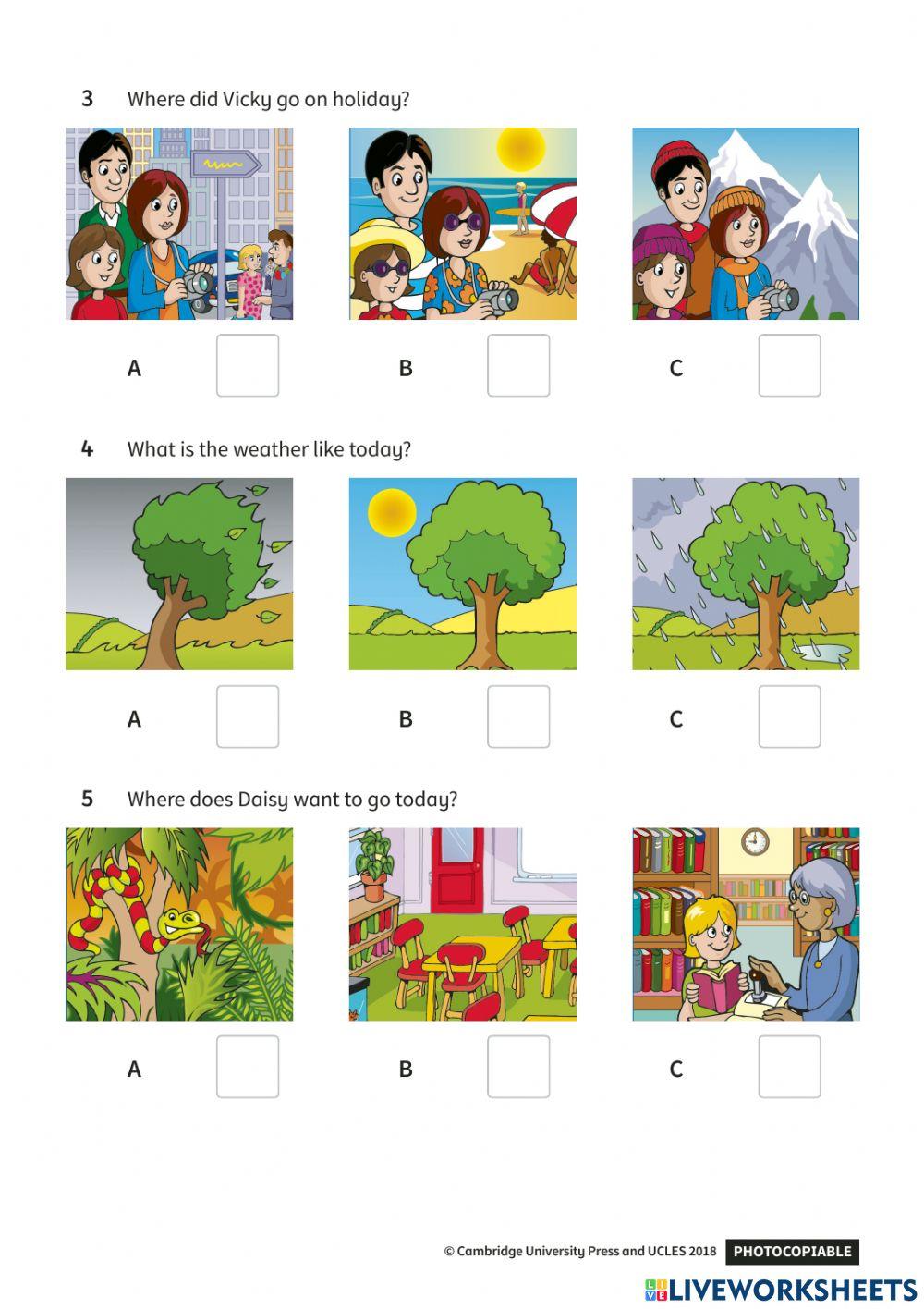 PU 3 Last test Listening