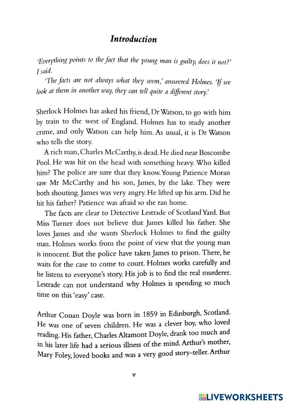 Sherlock Holmes book