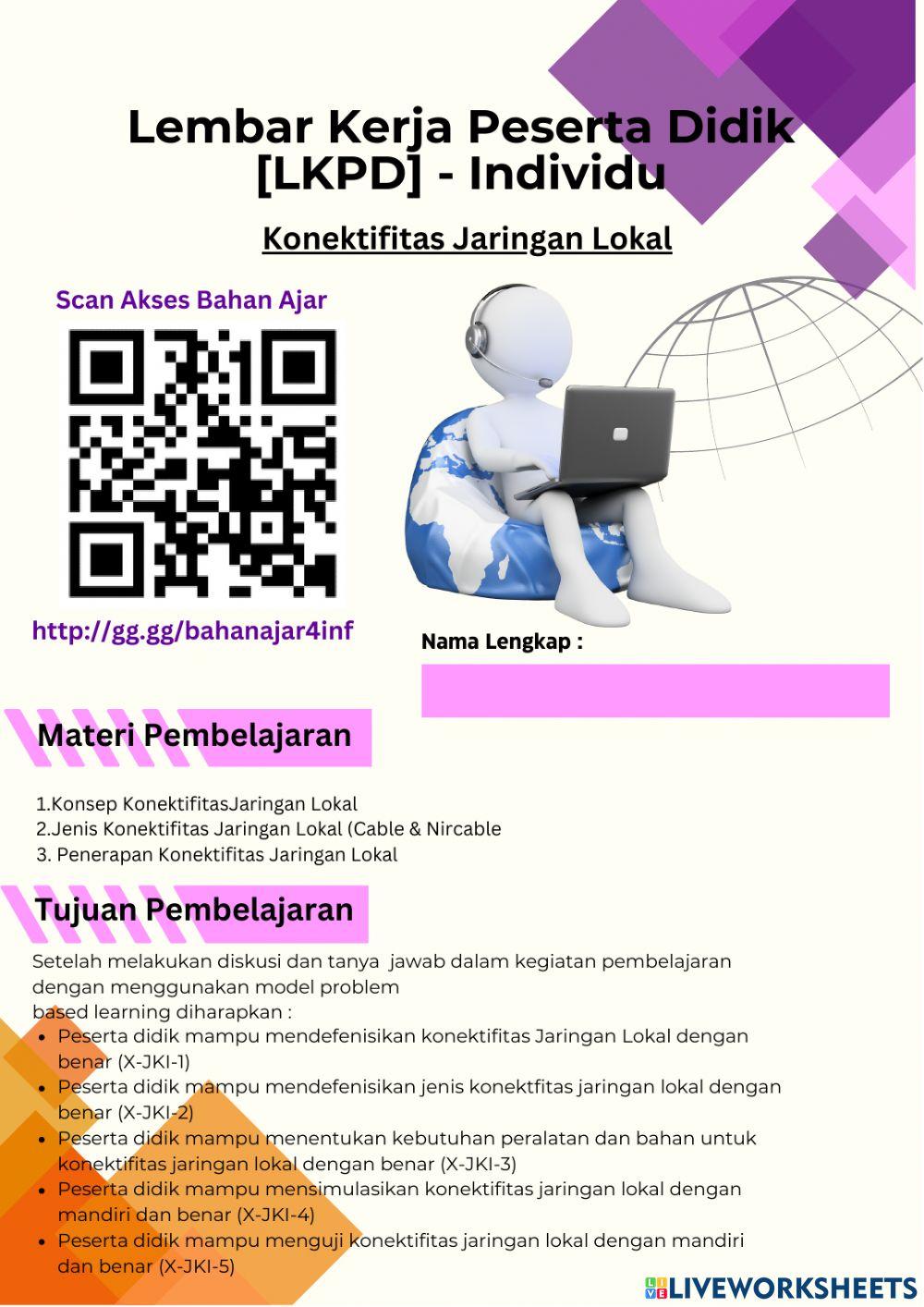 LKPD Individu Konektifitas jaringan lokal