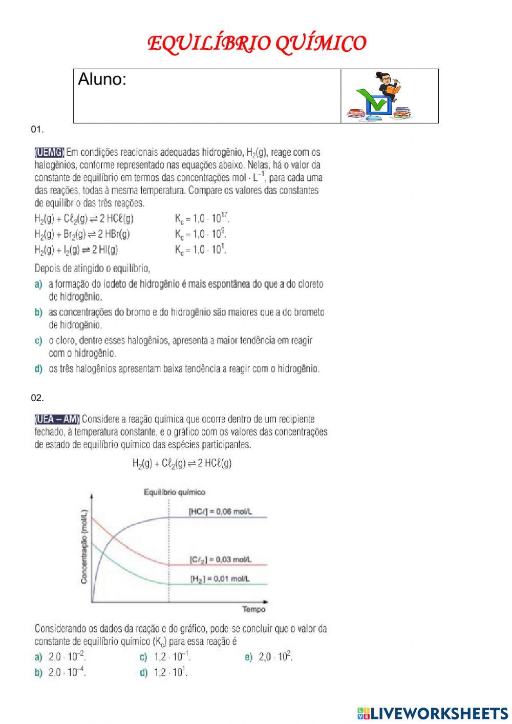 Equilíbrio Químico