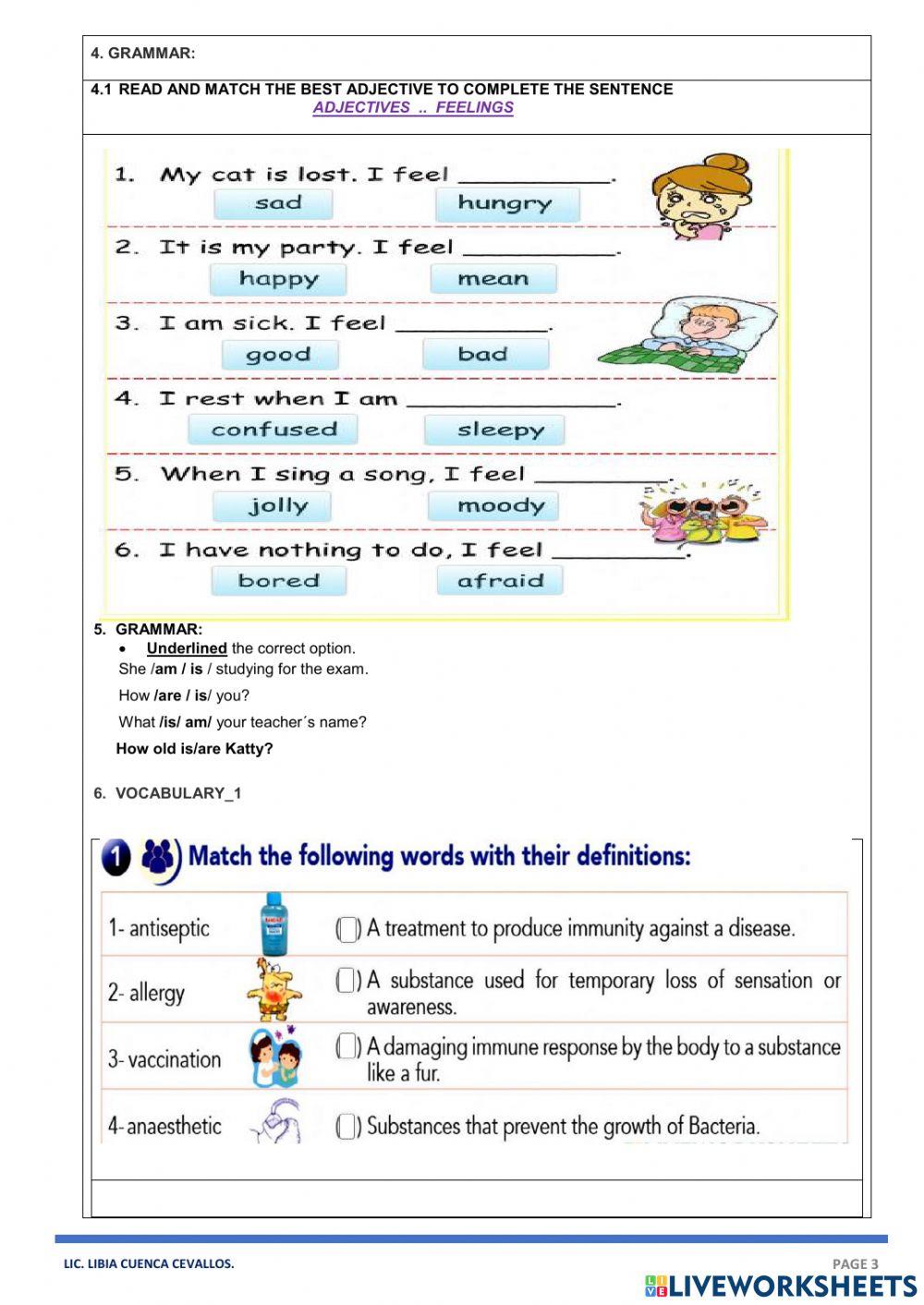 Diagnostic test first 9th