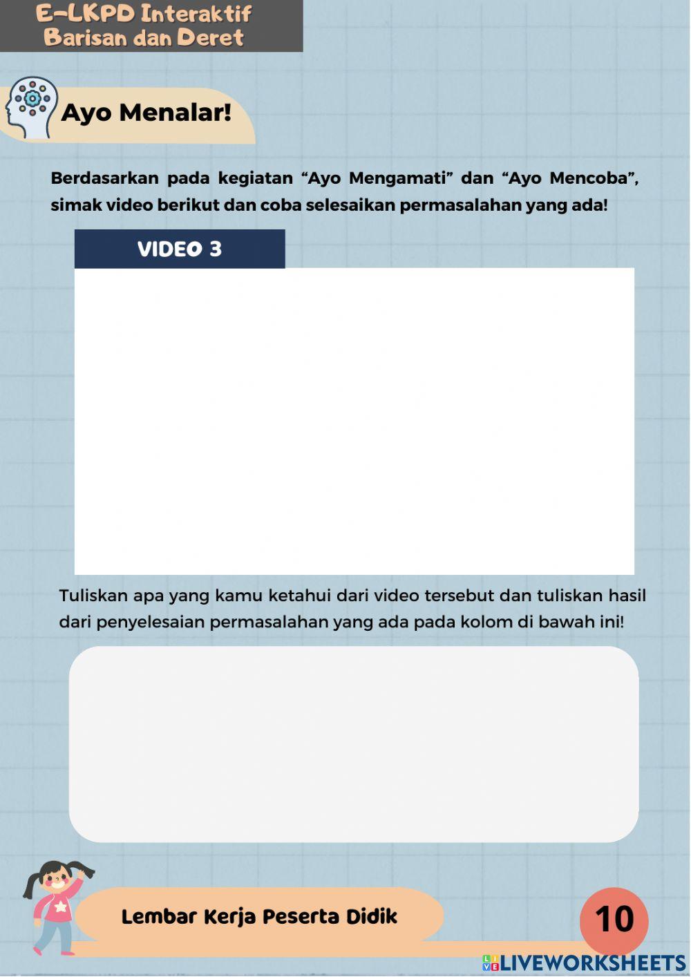 E-lkpd interaktif barisan dan deret 2