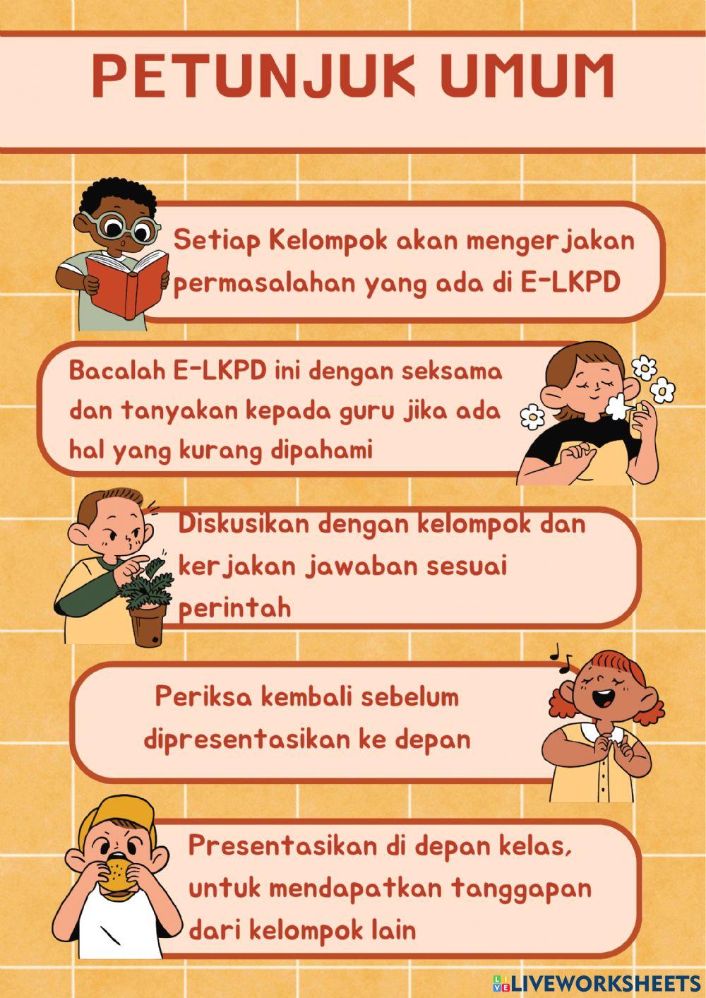 E-LKPD Bangun Ruang Sisi Datar Balok dan Kubus