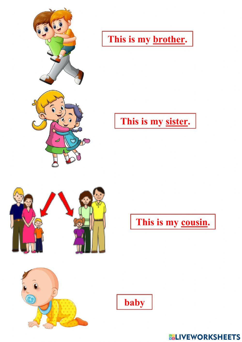 This is my family - lesson