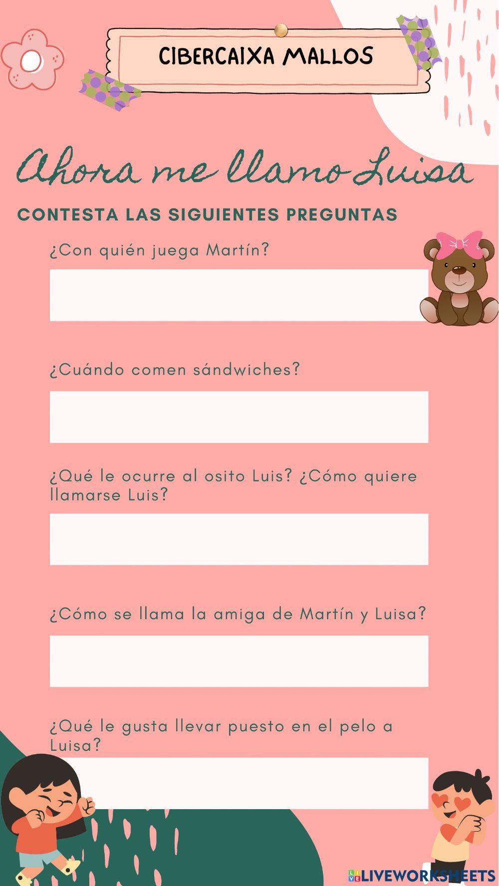 Ahora me llamo Luisa