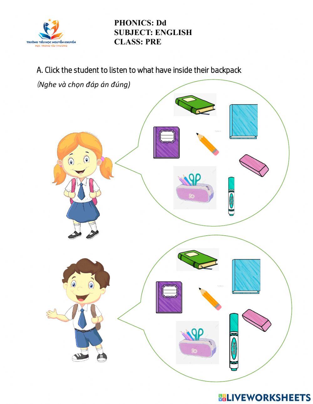 I have- I don't have