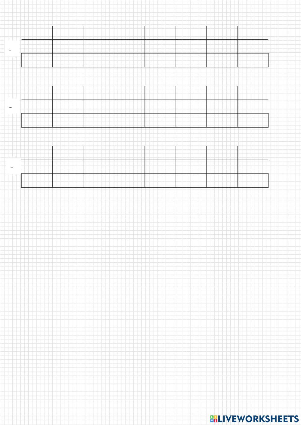 Resta con números naturales