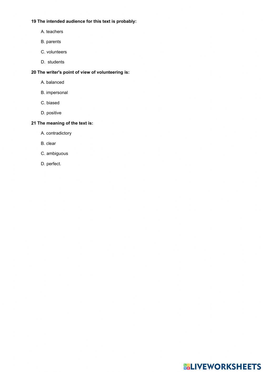 Advantages of Youth Volunteering