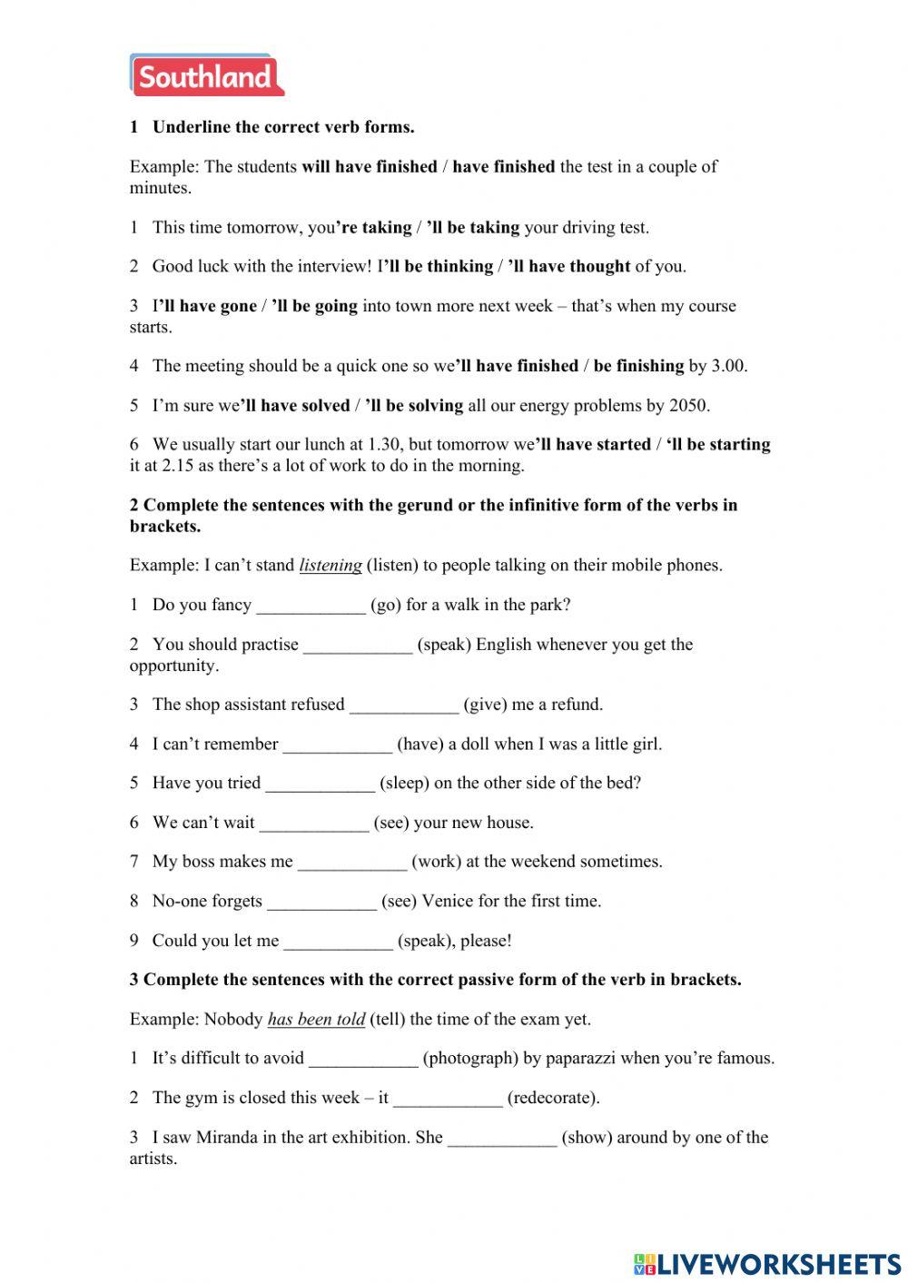 Adults 6 - Mid term test