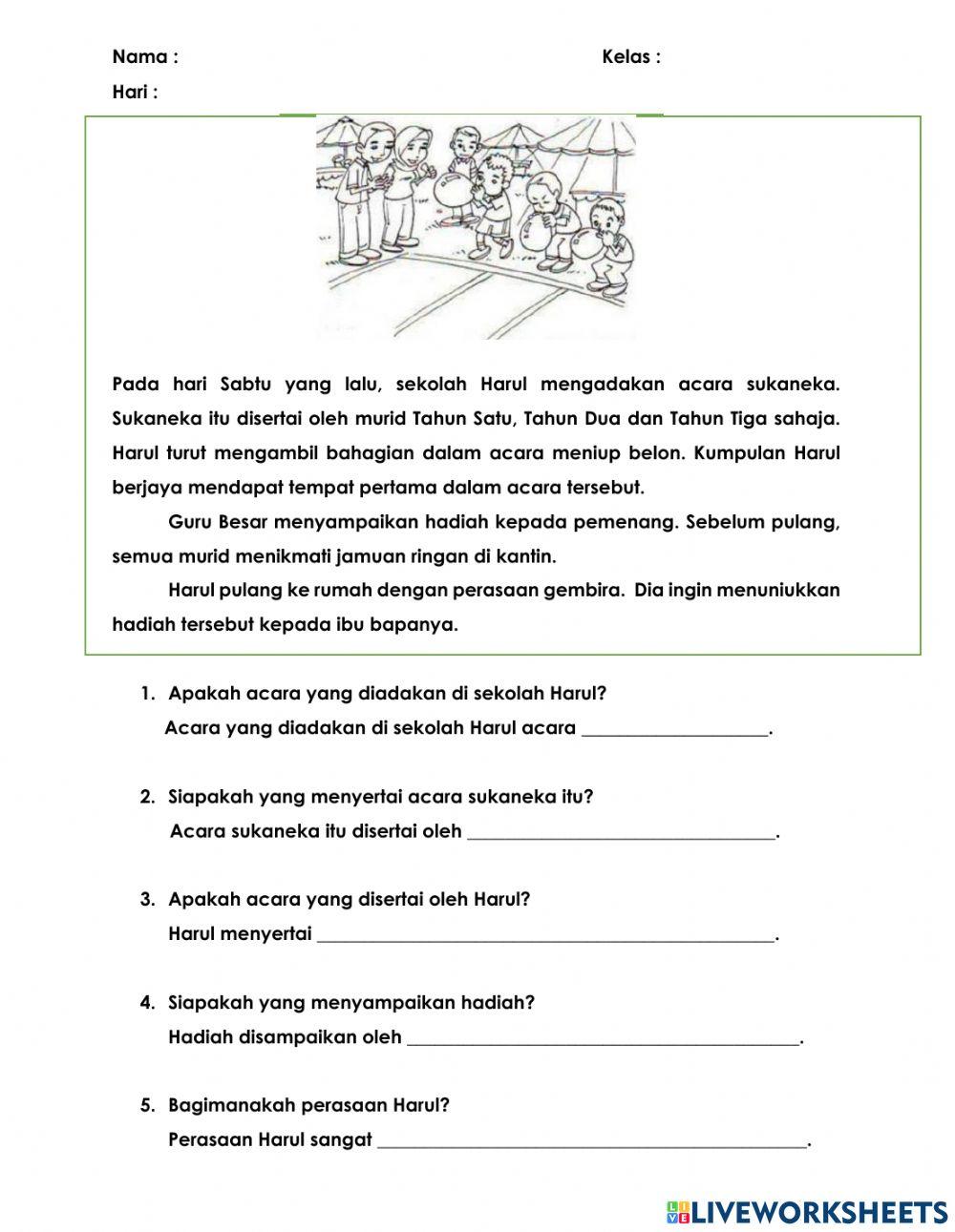 Modul Penulisan Tahun 4 Tema 1 Tp 5 dan Tp 6