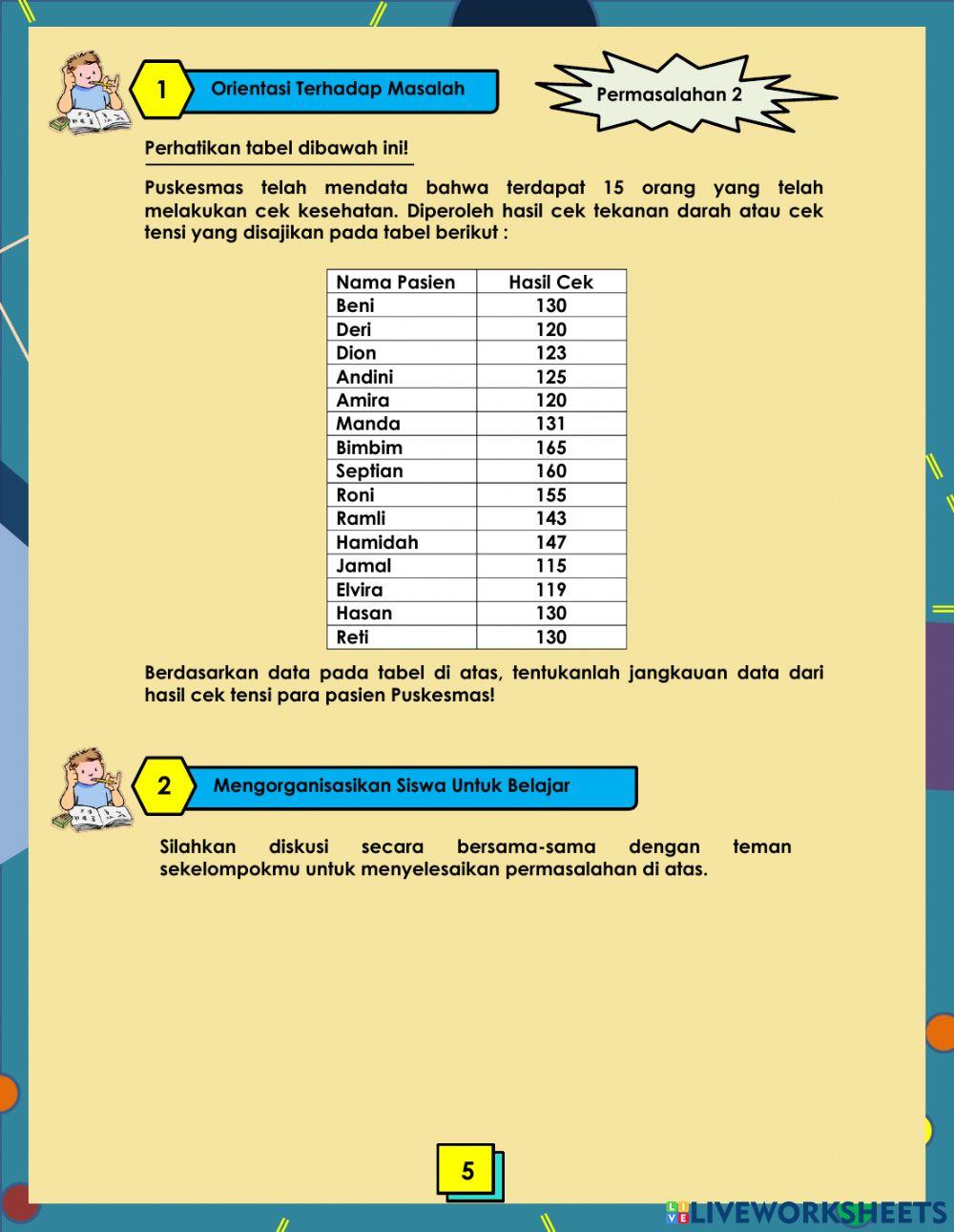 Lembar Kerja Peserta Didik Berbasis Problem Based Learning