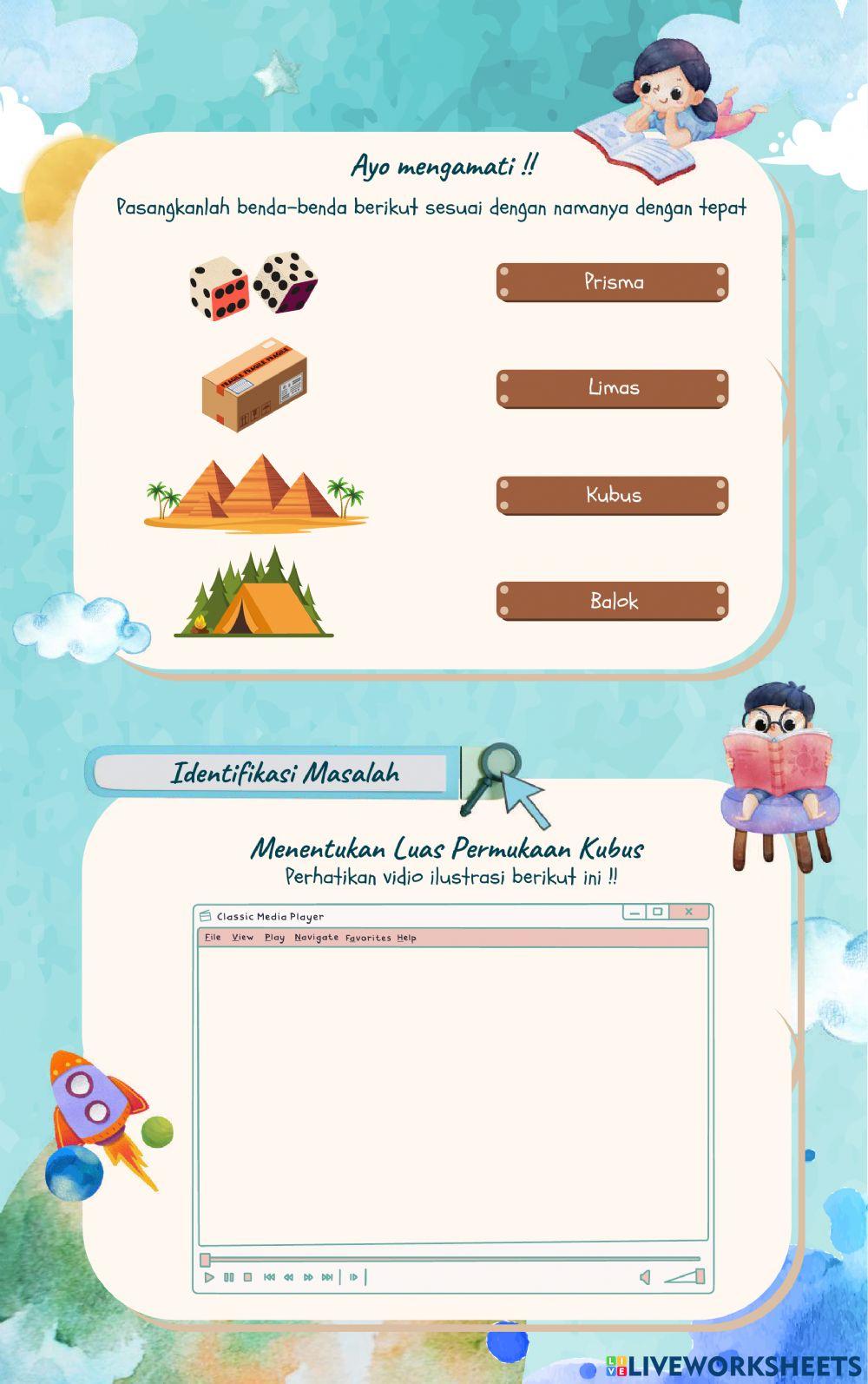 Bangun Ruang Sisi Datar Kubus dan Balok