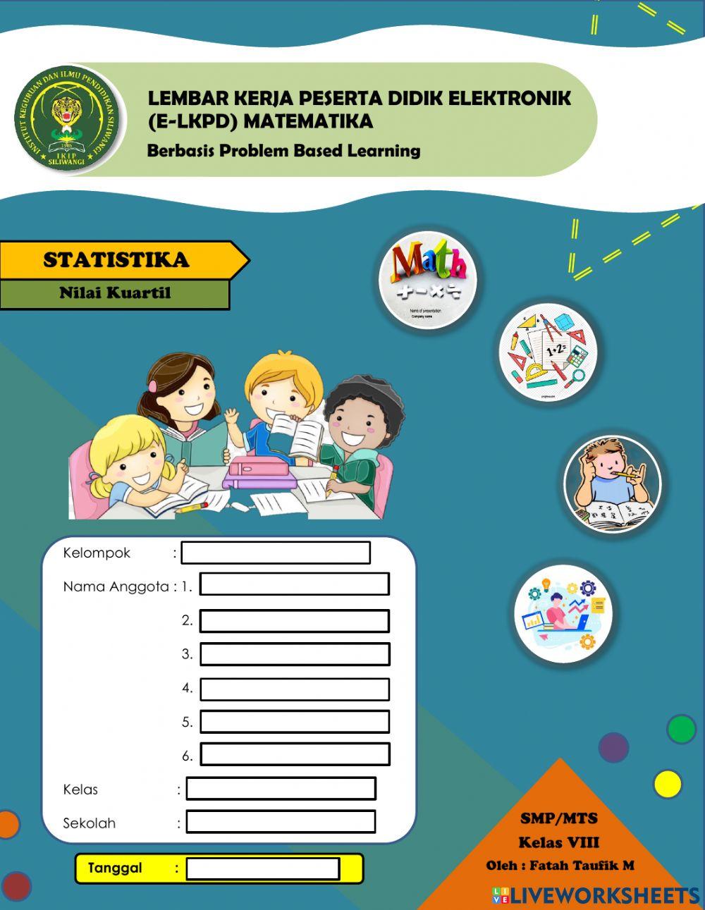Lembar Kerja Peserta Didik Berbasis Problem Based Learning