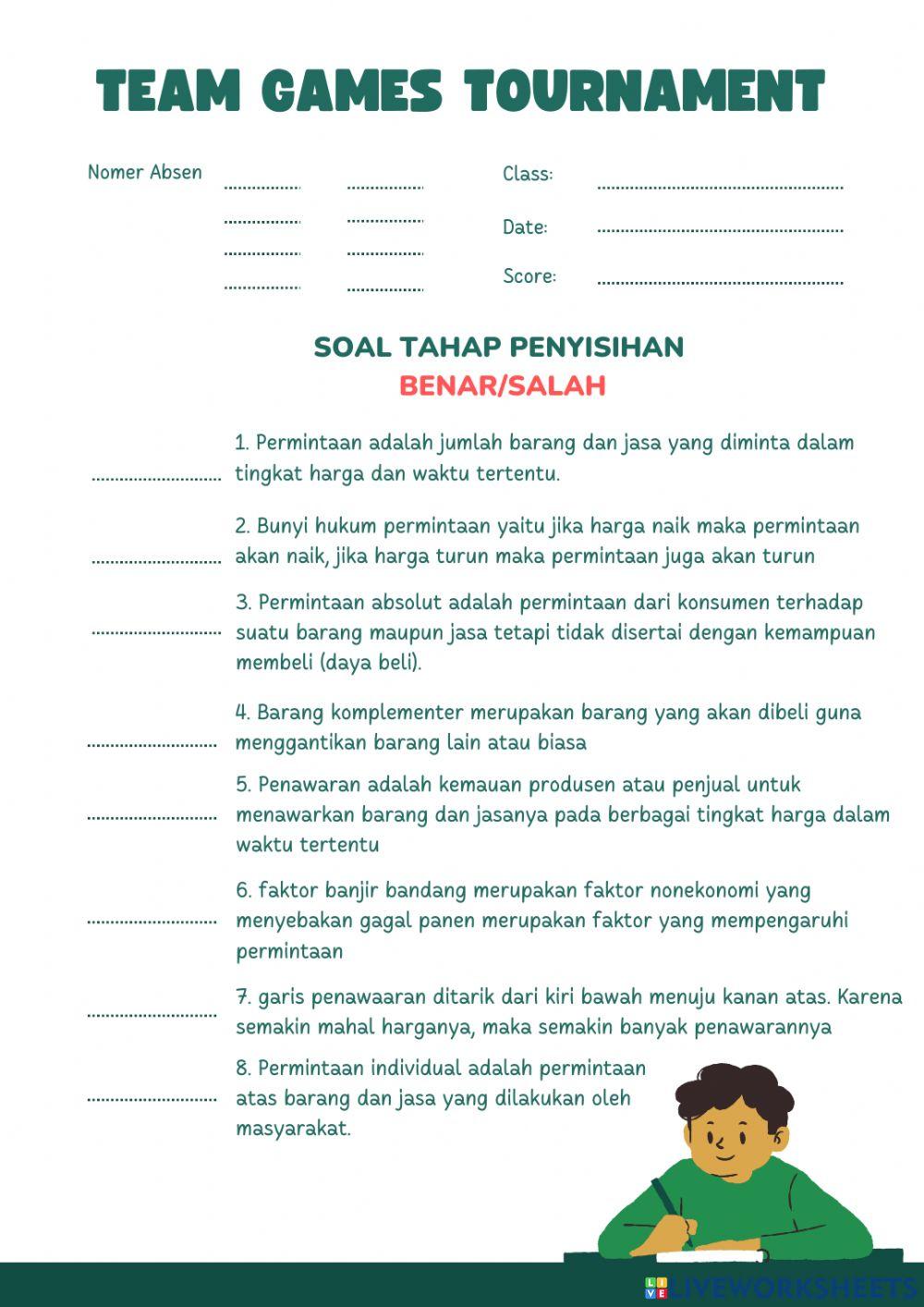 Permintaan dan Penawaran