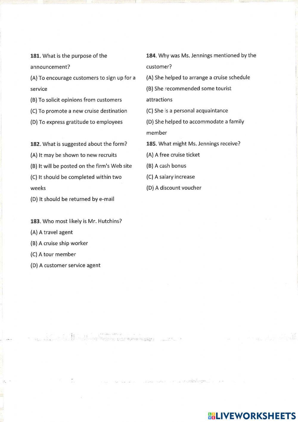 Unit 19: practice part 7