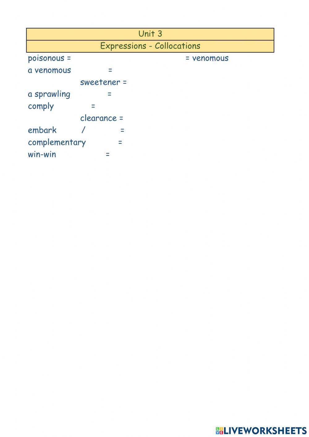 Our changing environment