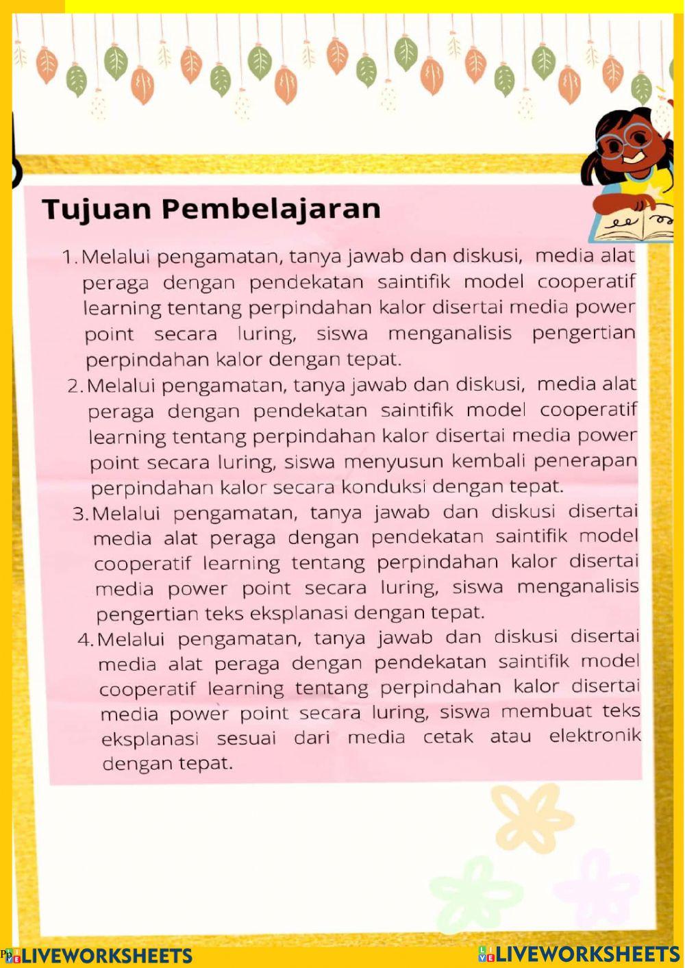 Tema 6 subtema 2 Pembelajaran 1