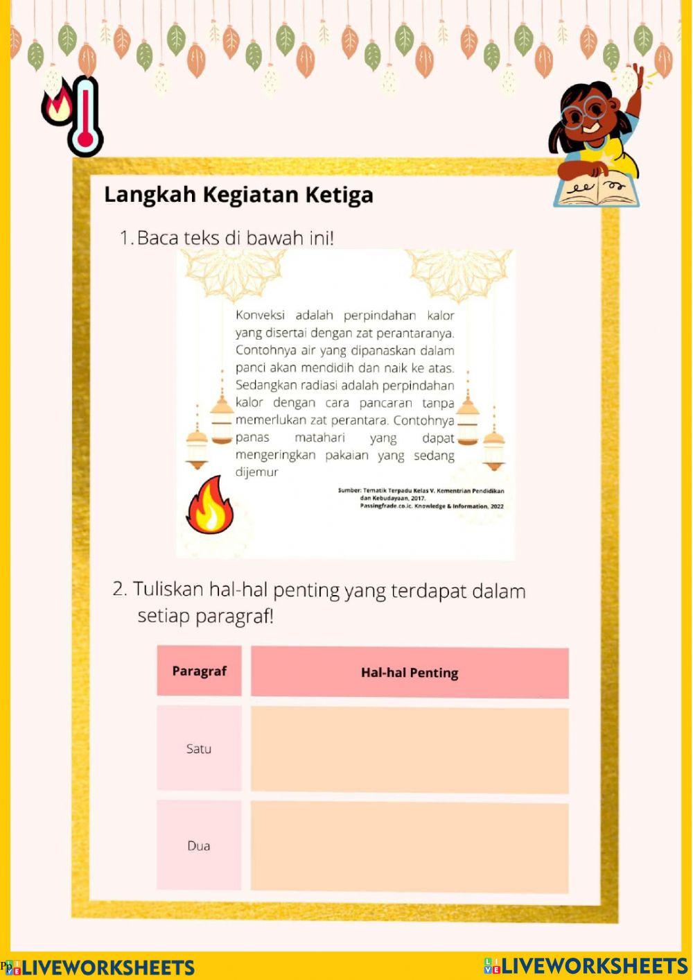 Tema 6 subtema 2 Pembelajaran 1