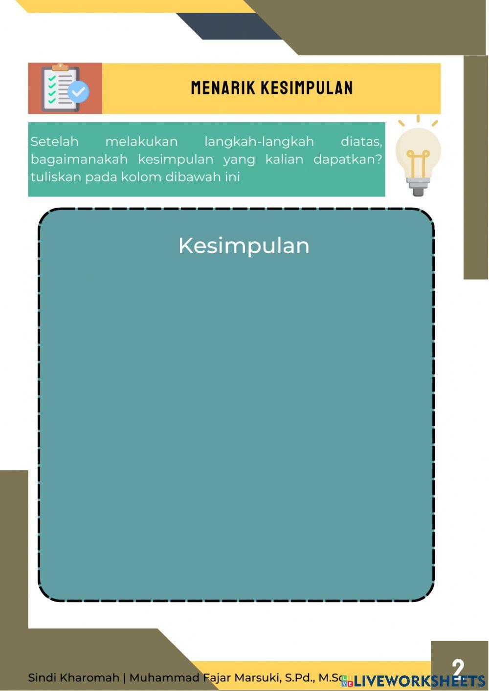 Lkpd dan refleksi materi zat aditif kelas viii smp