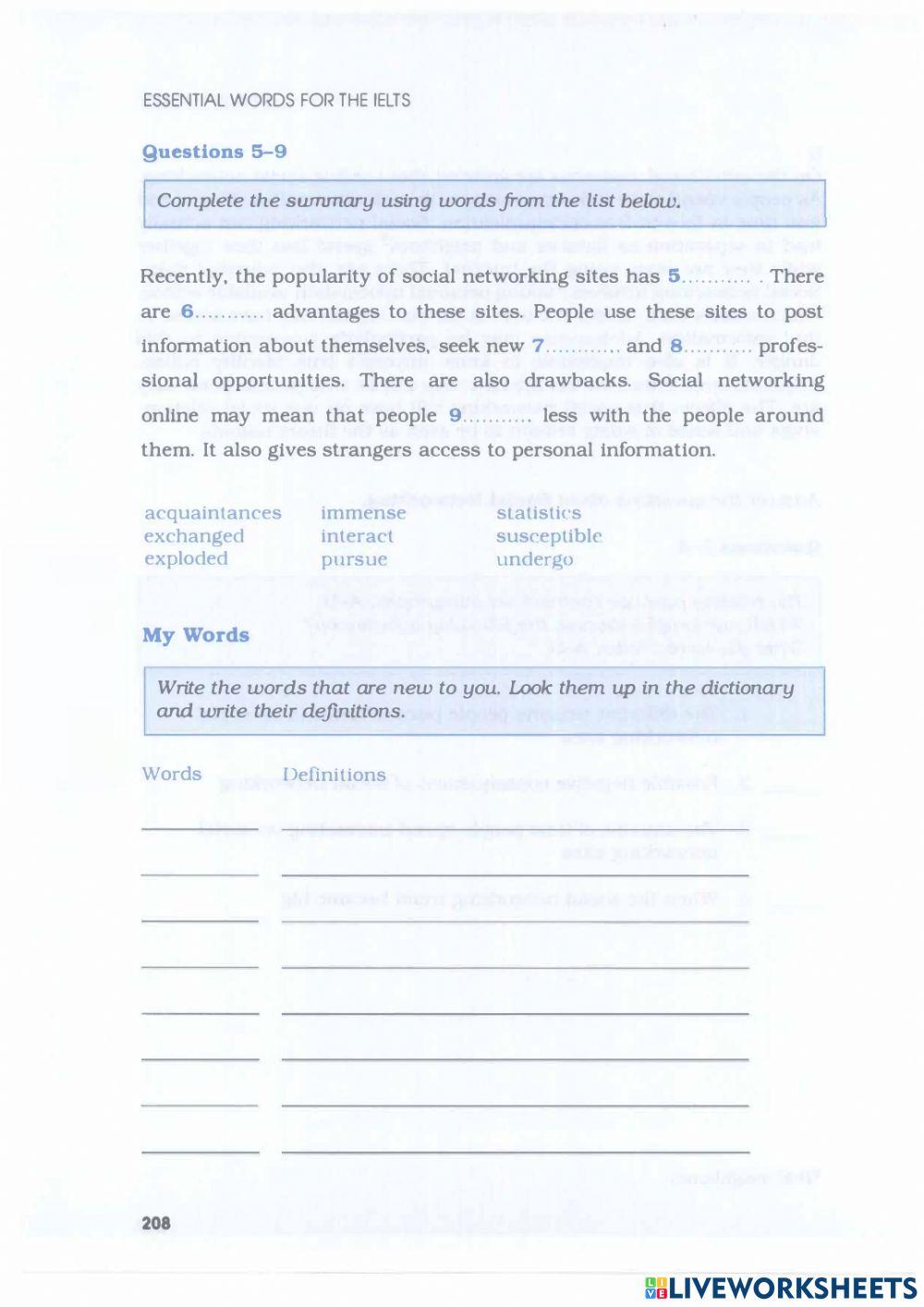 Barron's IELTS - Unit 8.1 - Society