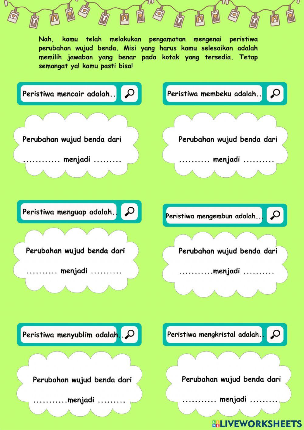 Perubahan wujud benda