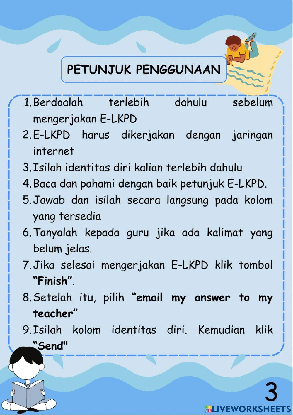 E-LKPD Berbasis HOTS Materi Bangun Ruang