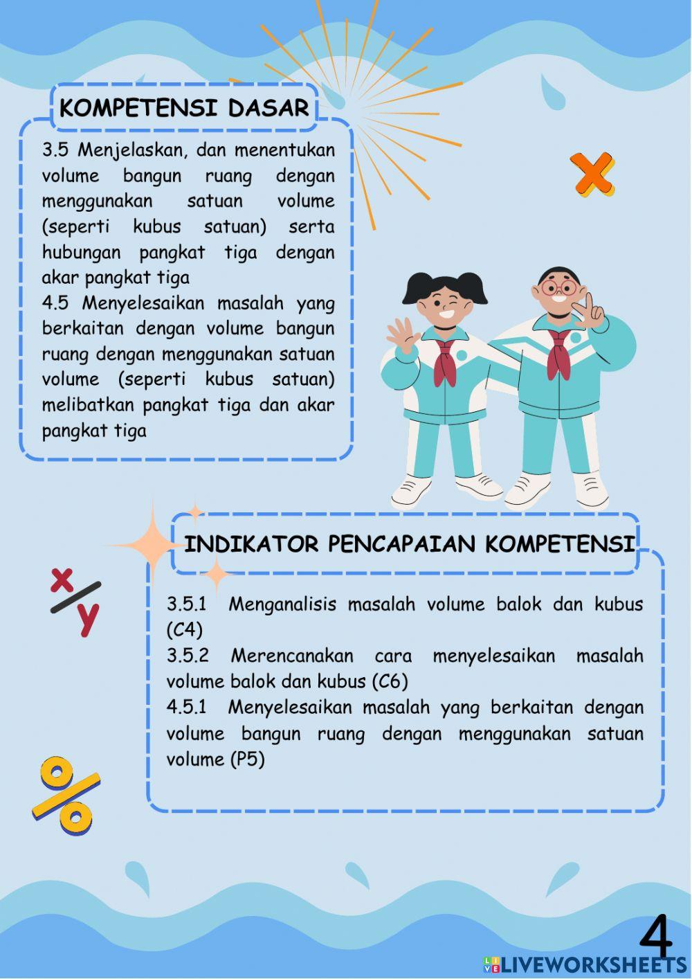 E-LKPD Berbasis HOTS Materi Bangun Ruang