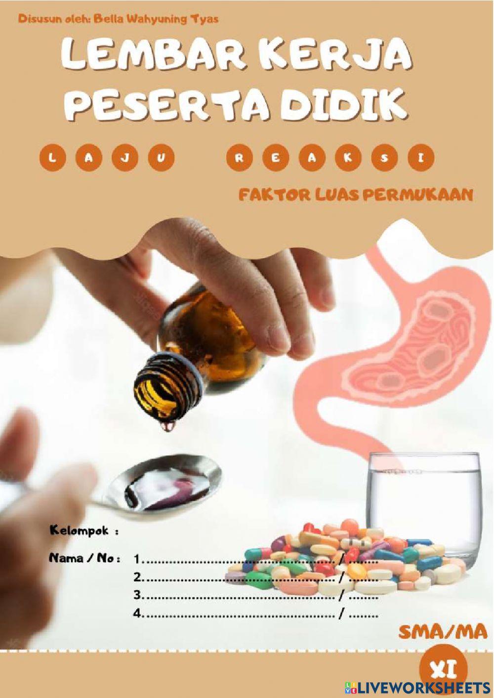 E-LKPD LAJU REAKSI FAKTOR LUAS PERMUKAAN