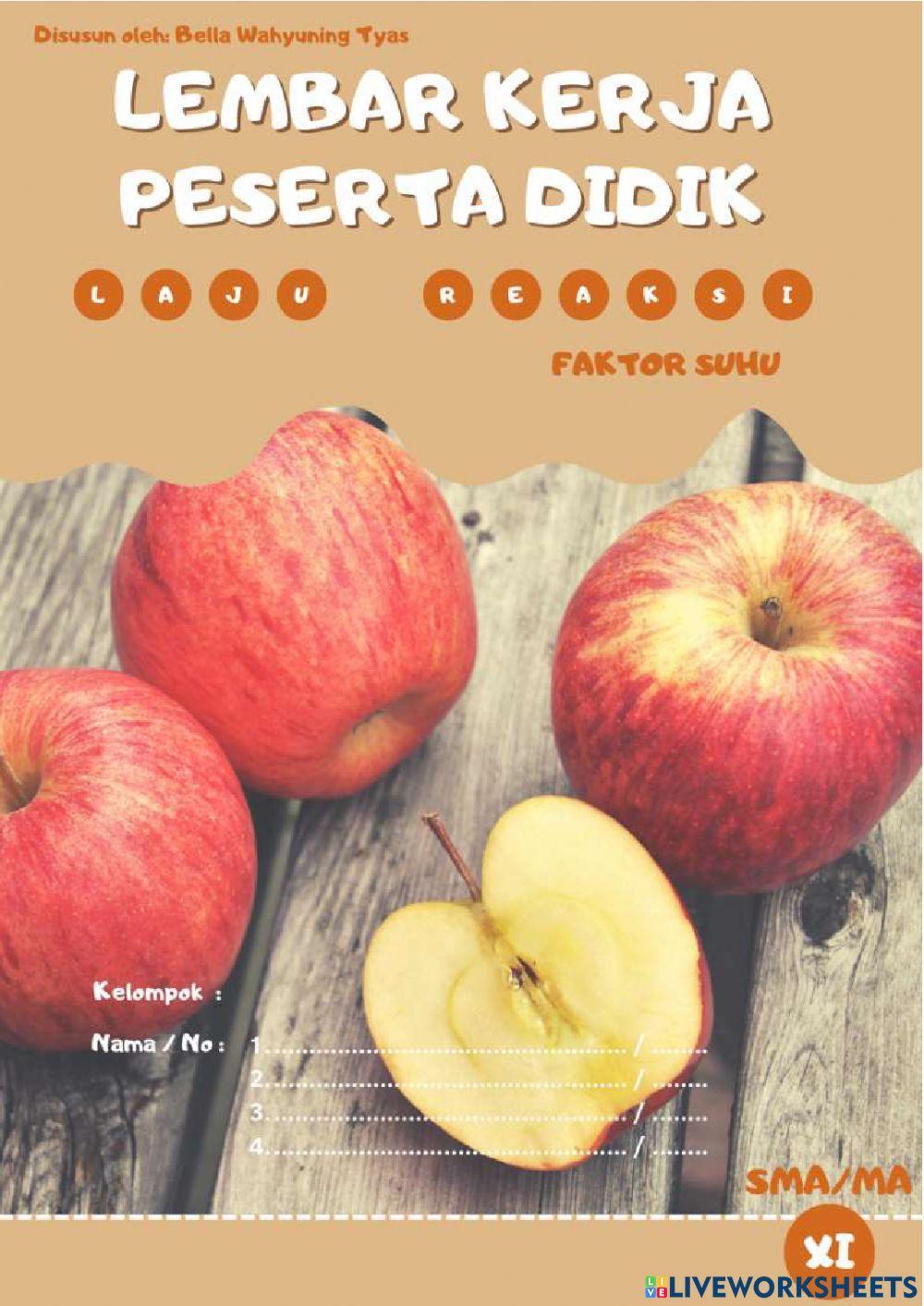 E-LKPD LAJU REAKSI FAKTOR SUHU