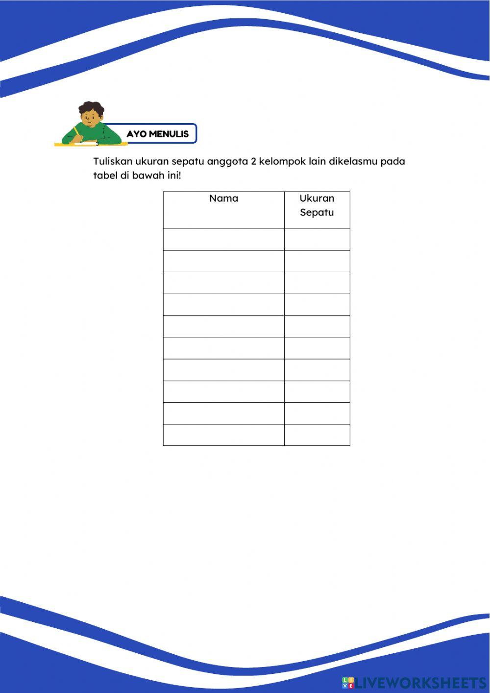 LKPD Median Pengolahan Data Kelas VI SD