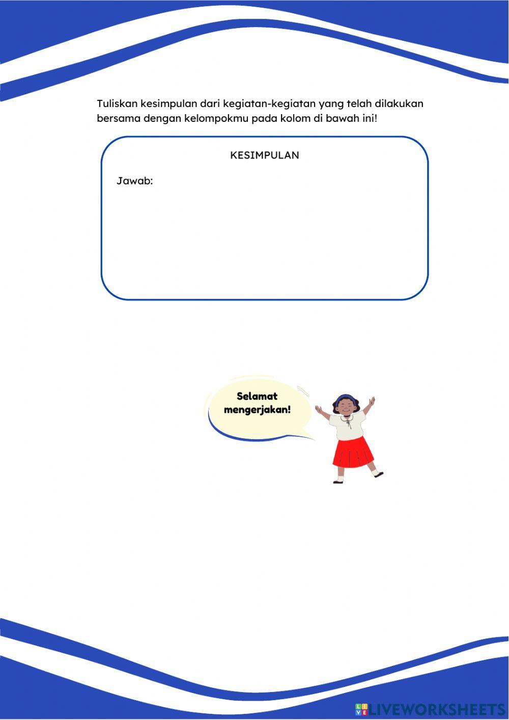 LKPD Median Pengolahan Data Kelas VI SD
