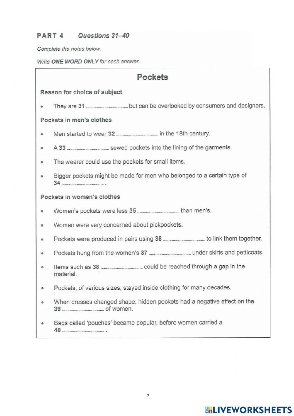 IELTS Listening Booklet 15