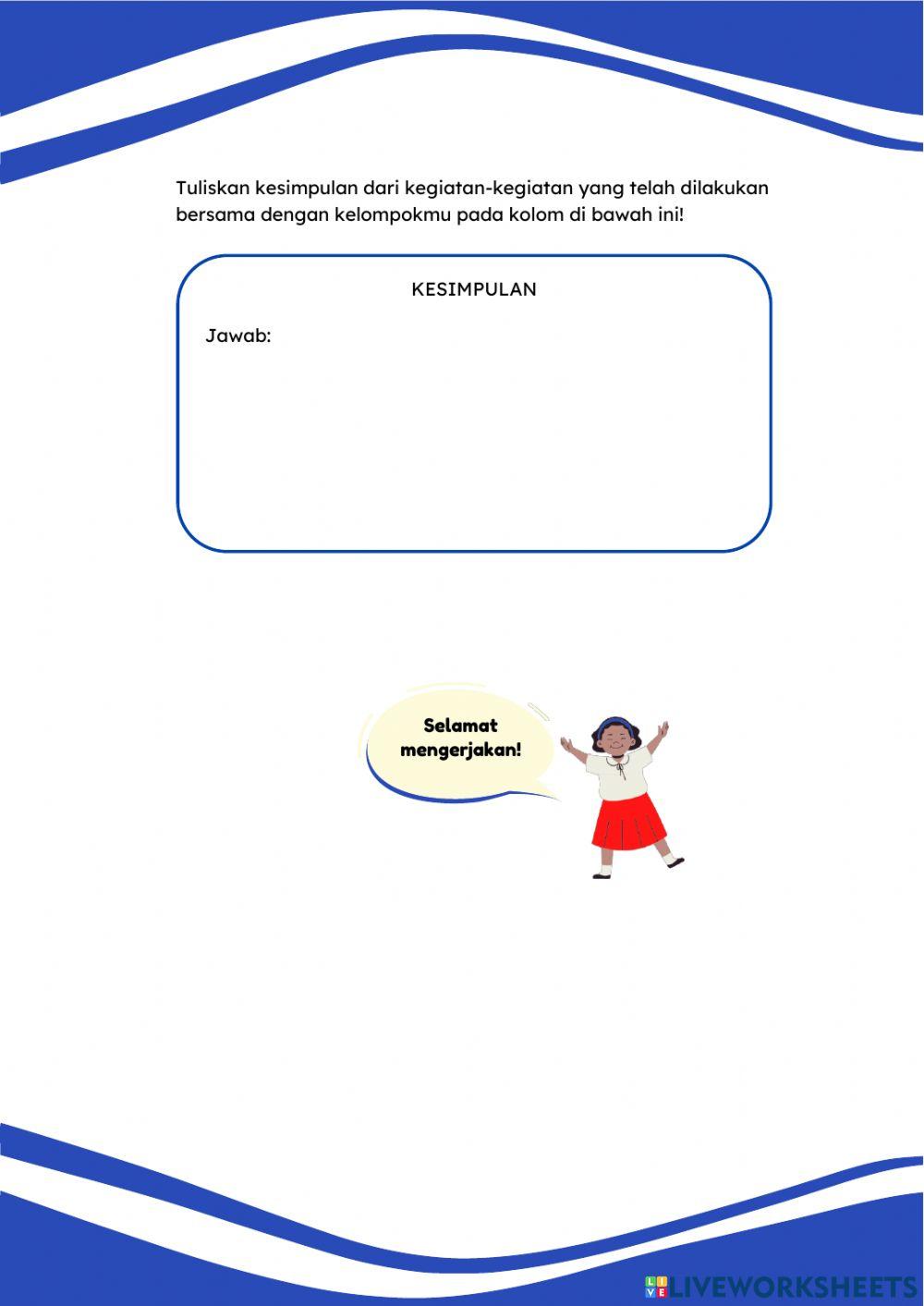 LKPD Mean Pengolahan Data Kelas VI SD