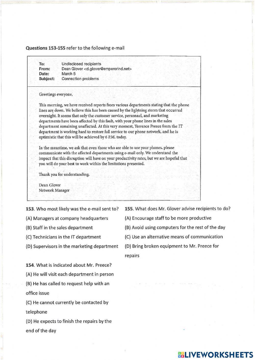 Unit 19: practice part 2