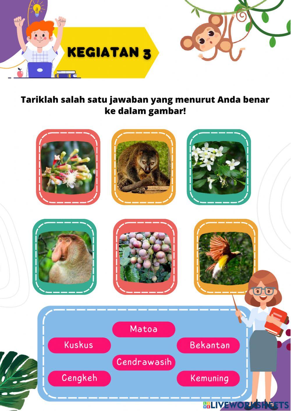 LKPD Persebaran Flora dan Fauna