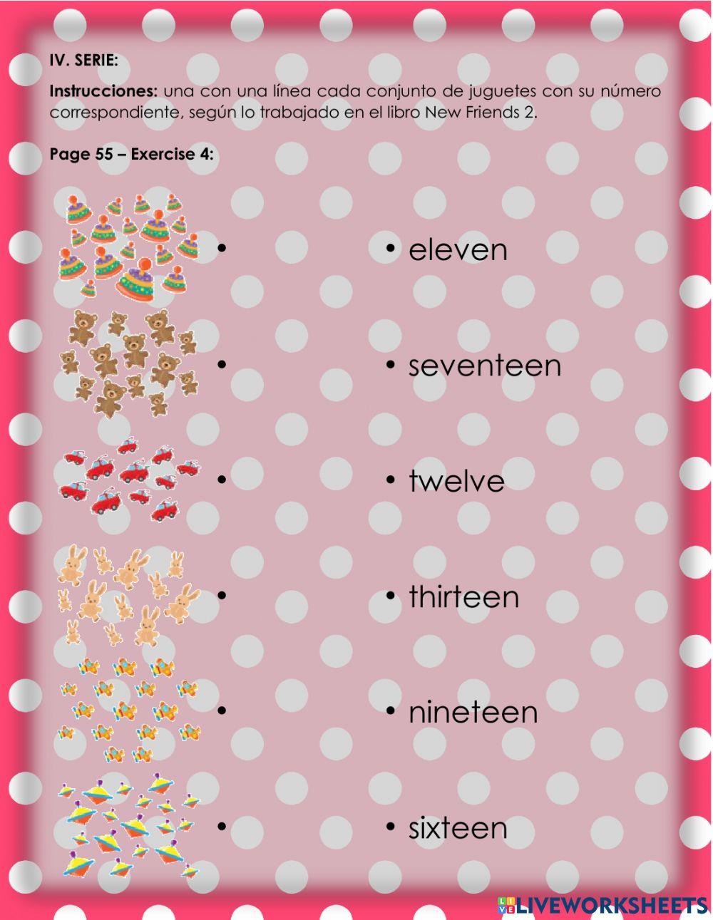 Numbers all around 2. 2°-Ficha11-2023