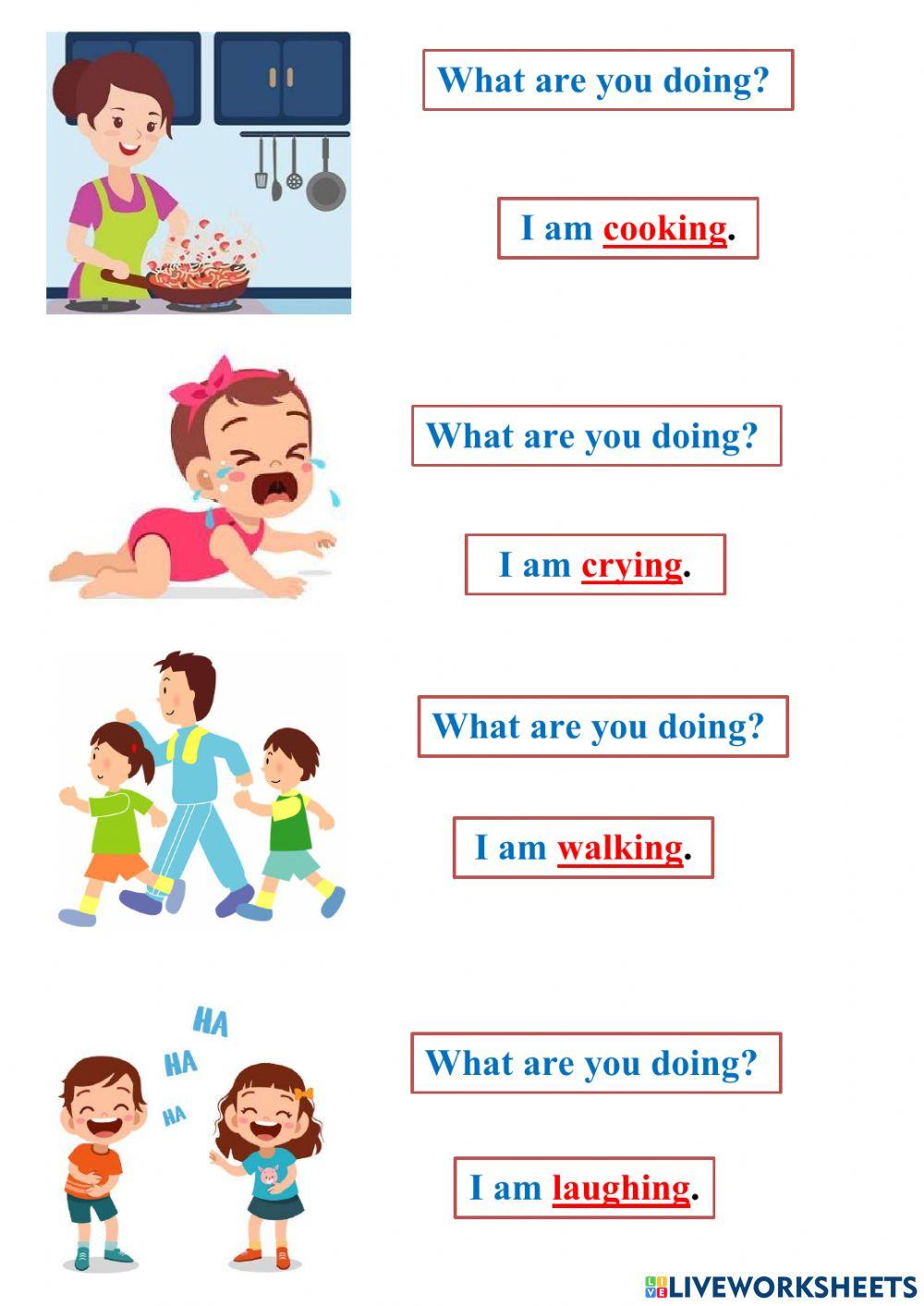 What are you doing - lesson