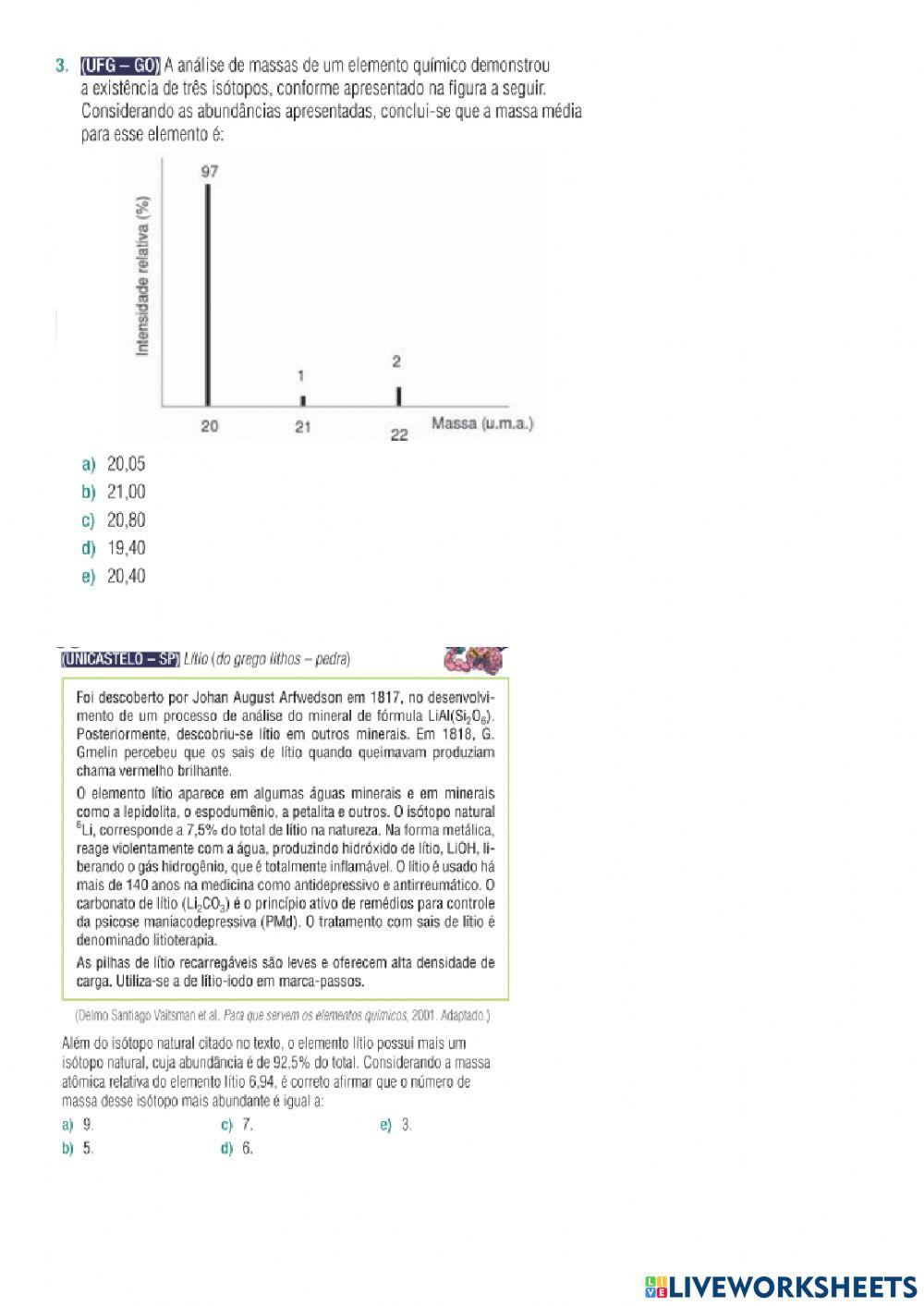 Aspectos quantitativos