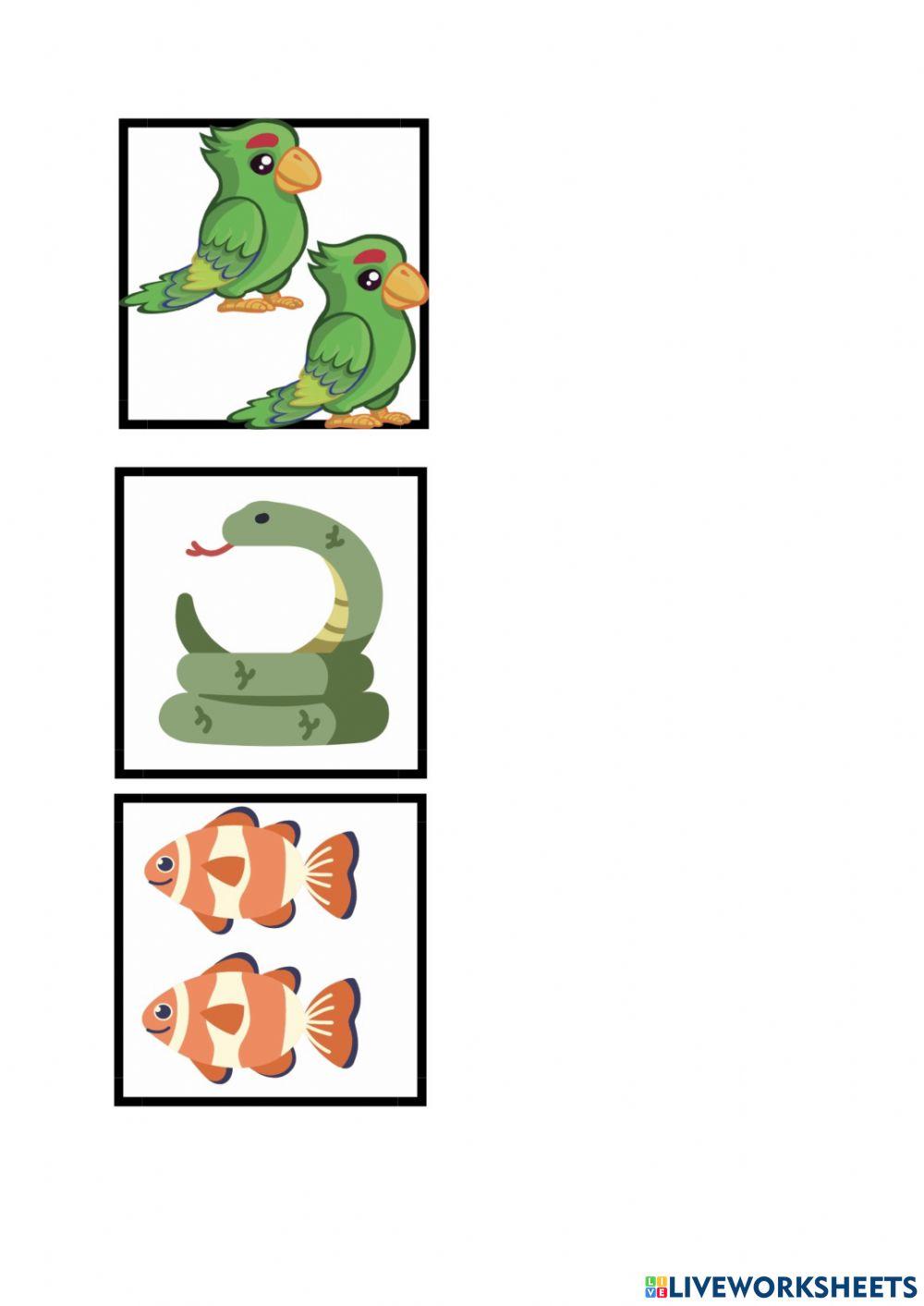 It is-they are- animals